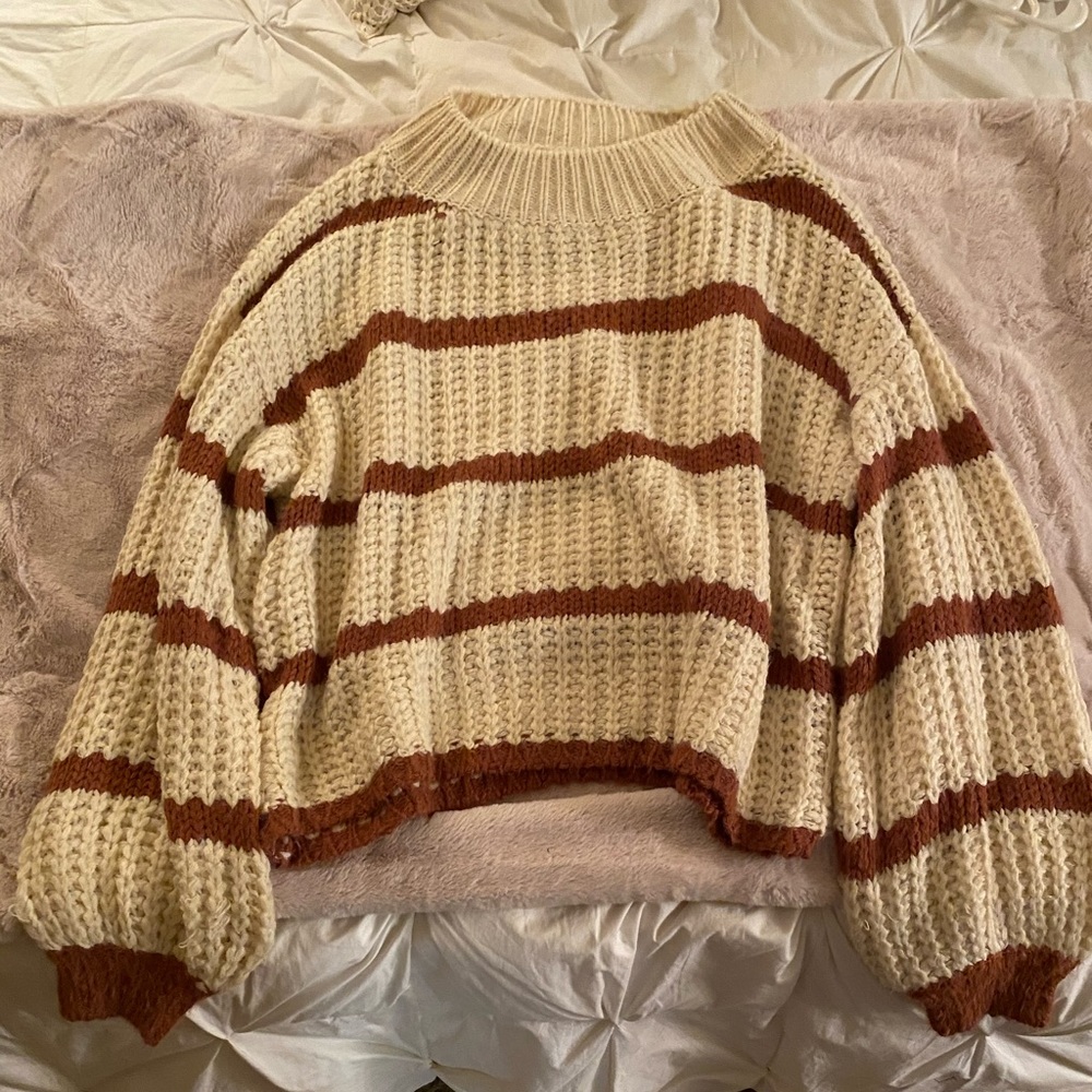 Magnolia Boutique Oversized Striped Sweater
